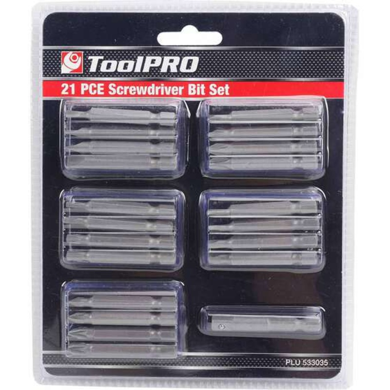 ToolPRO Driver Bit Set 21 Piece