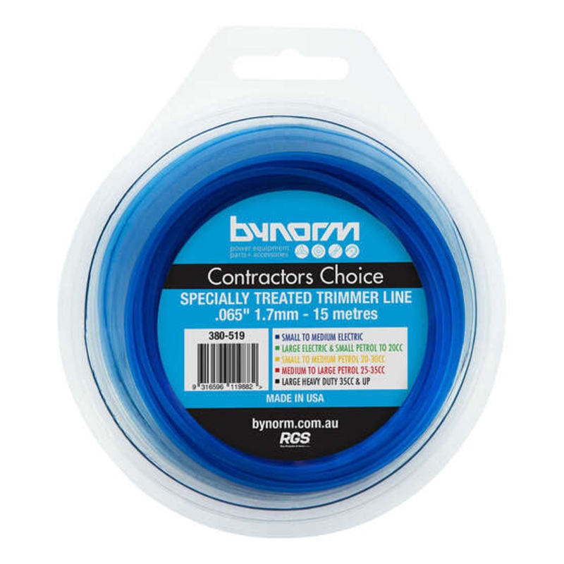 Bynorm Blue Trimmer Line 1.7mm x 15m
