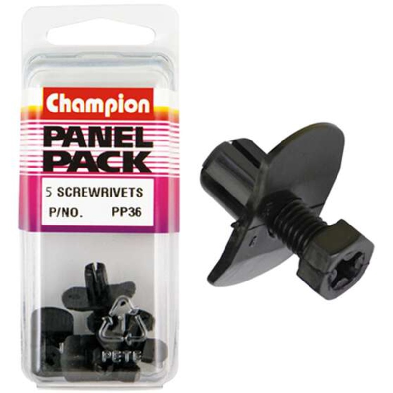 Champion Screw Rivets – PP36, Panel Pack