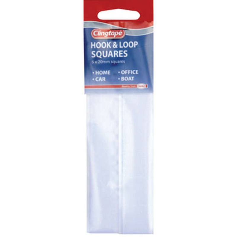 Hook & Loop – Squares, 20mm