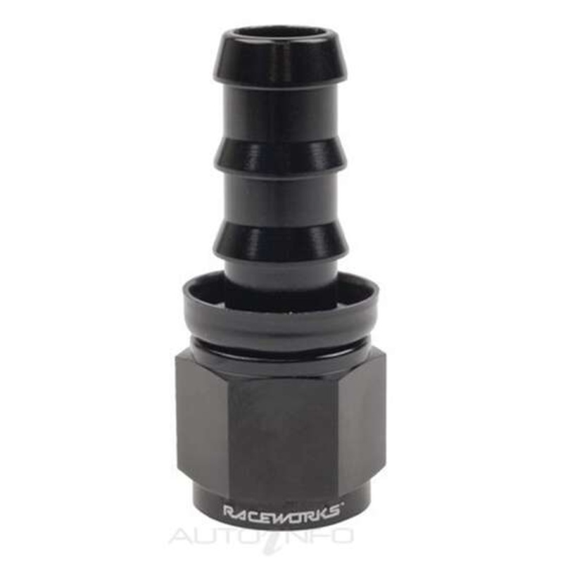 PAT Straight Hose Fitting – AN, Push Lock, RWF-401-12BK