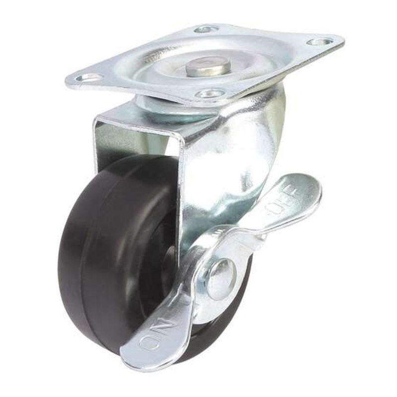 SCA Castor Wheel – 50 x 22mm, Metal Brake, Swivel