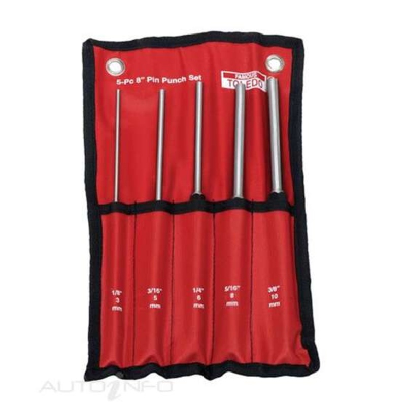 Toledo Extra Long Pin Punch Set – 5 Piece – 301182
