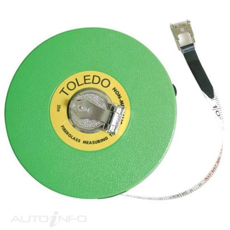 Toledo Fibreglass Tape – Metric, 30m – TF30M