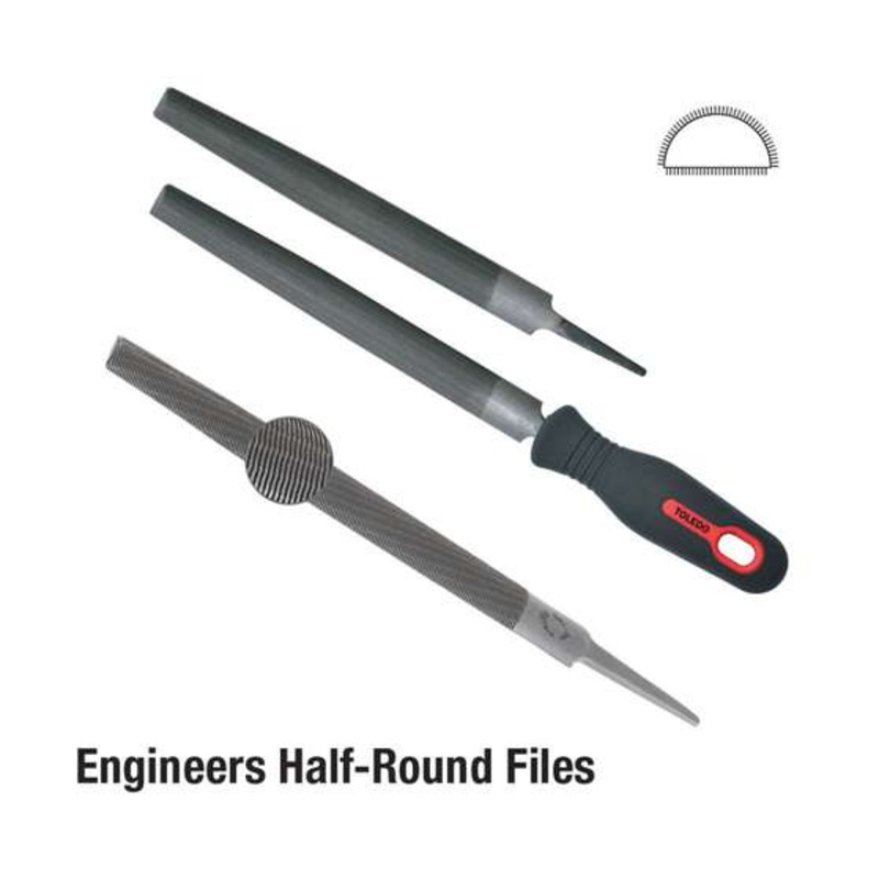 Toledo File Half Round 2nd Cut – 350mm – 14HR02CD