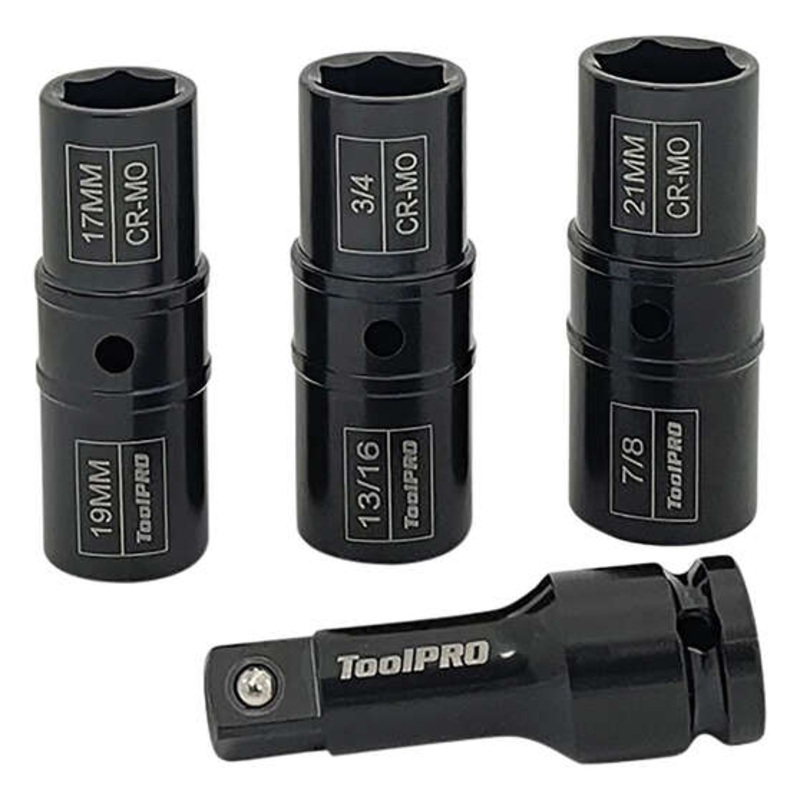 ToolPRO Wheel Nut Socket Set 1/2″ Drive Metric 4 Piece