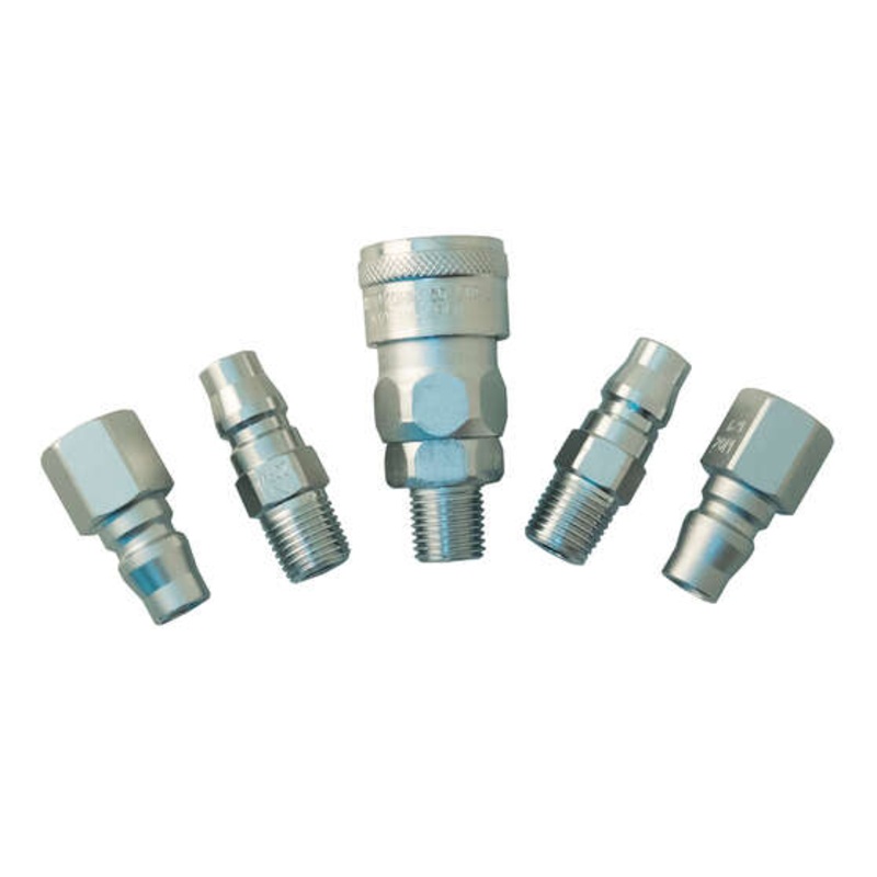 Nitto Air Fitting Set Plug and Coupler 1/4″ 5 Piece
