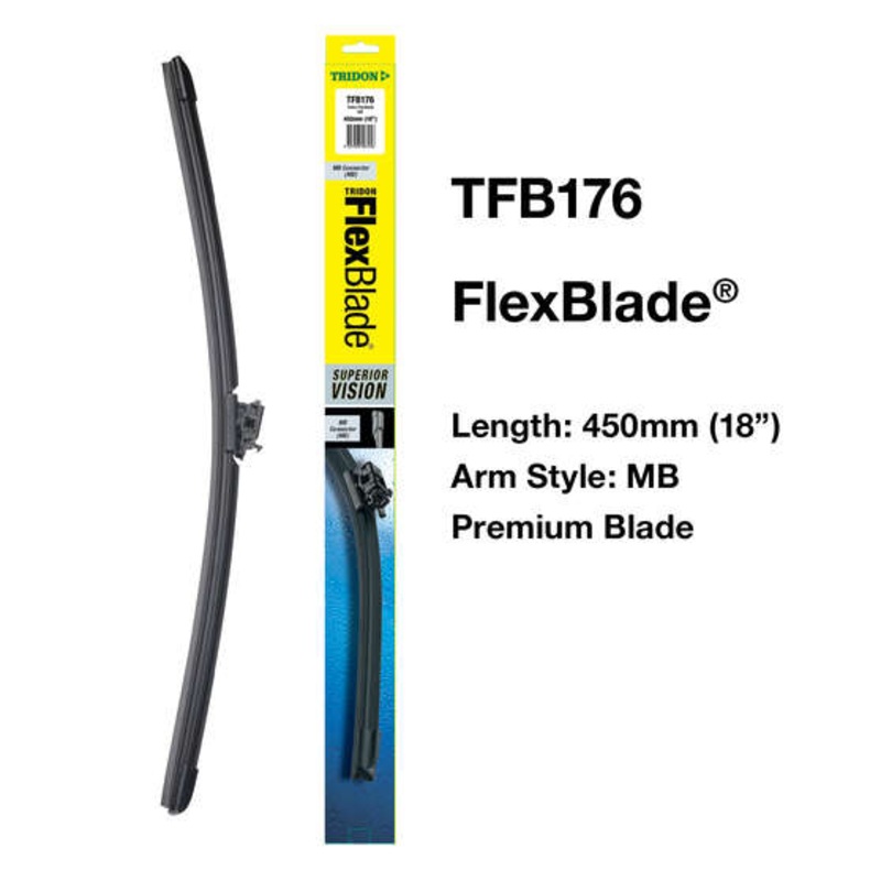 Tridon Flex Blade Single Wiper – 18 Inch, TFB176
