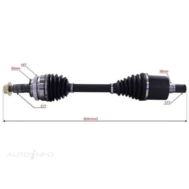 Bearing Wholesalers CV Shaft – B1032