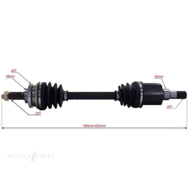 Bearing Wholesalers CV Shaft – B554