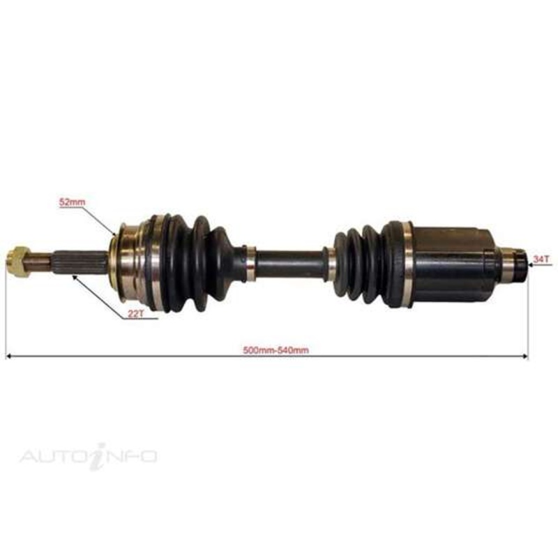 Bearing Wholesalers CV Shaft – B848