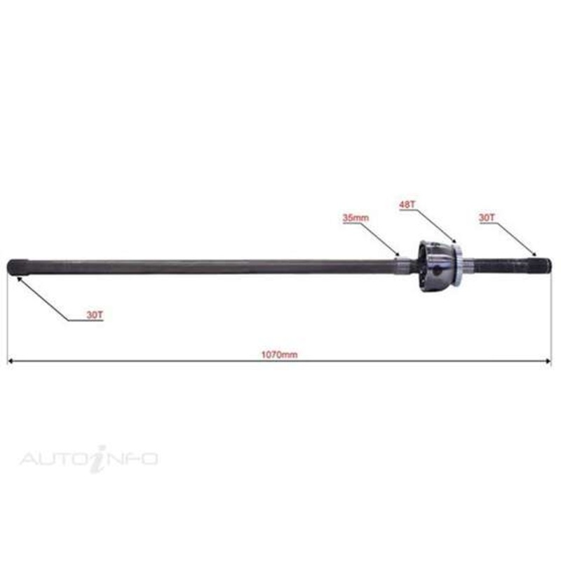 Bearing Wholesalers CV Shaft – B993