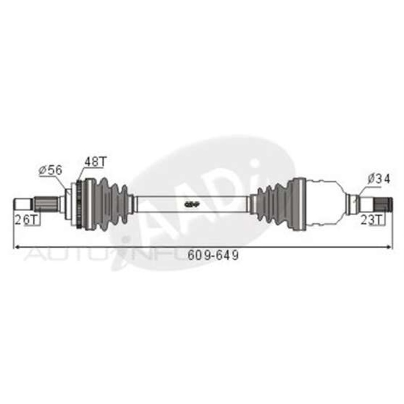 GSP CV Shaft – CVS.1105A