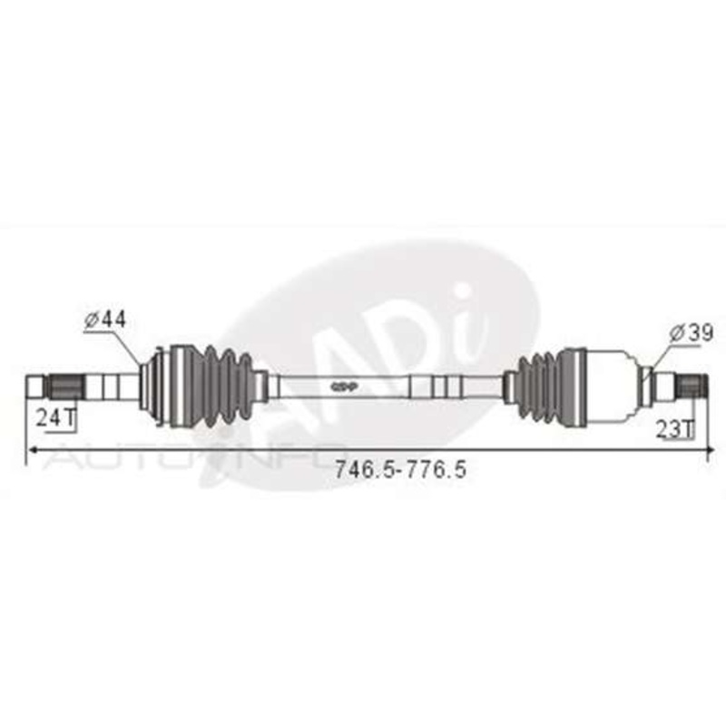 GSP CV Shaft – CVS.142