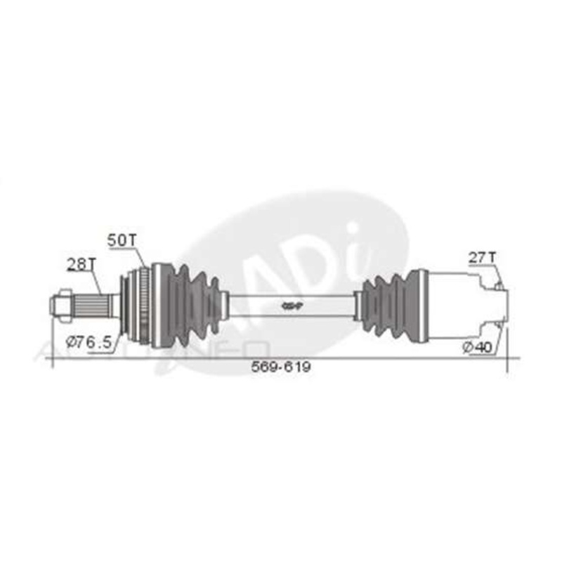 GSP CV Shaft – CVS.449