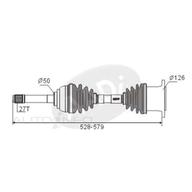 GSP CV Shaft – CVS.875