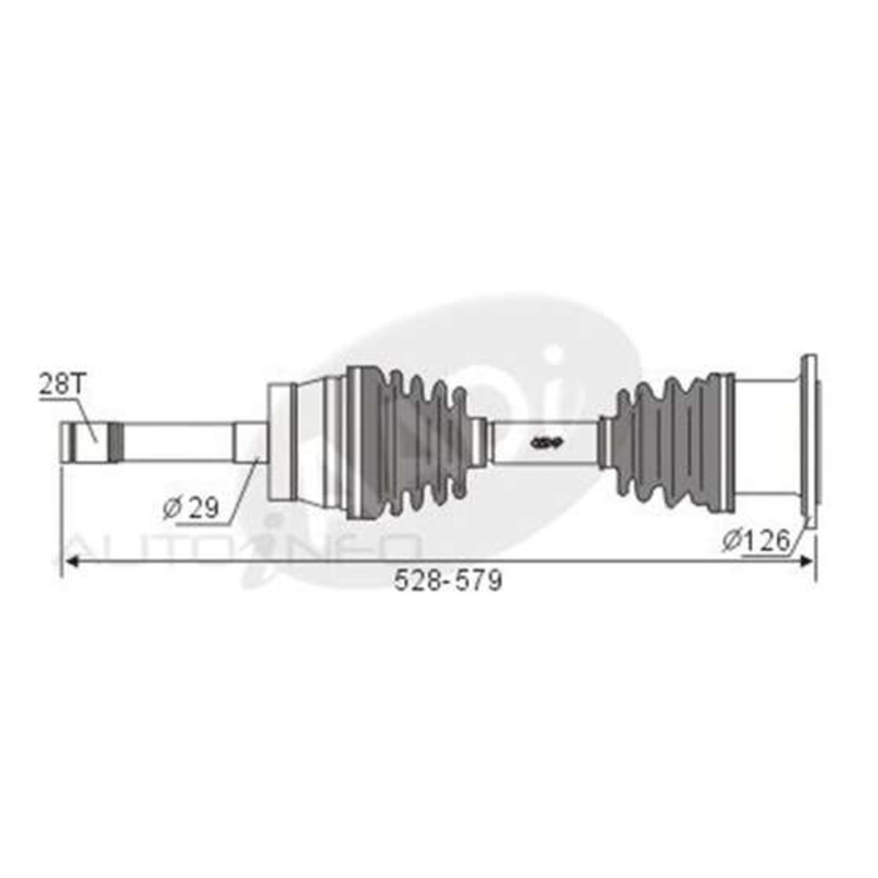 GSP CV Shaft – CVS.876