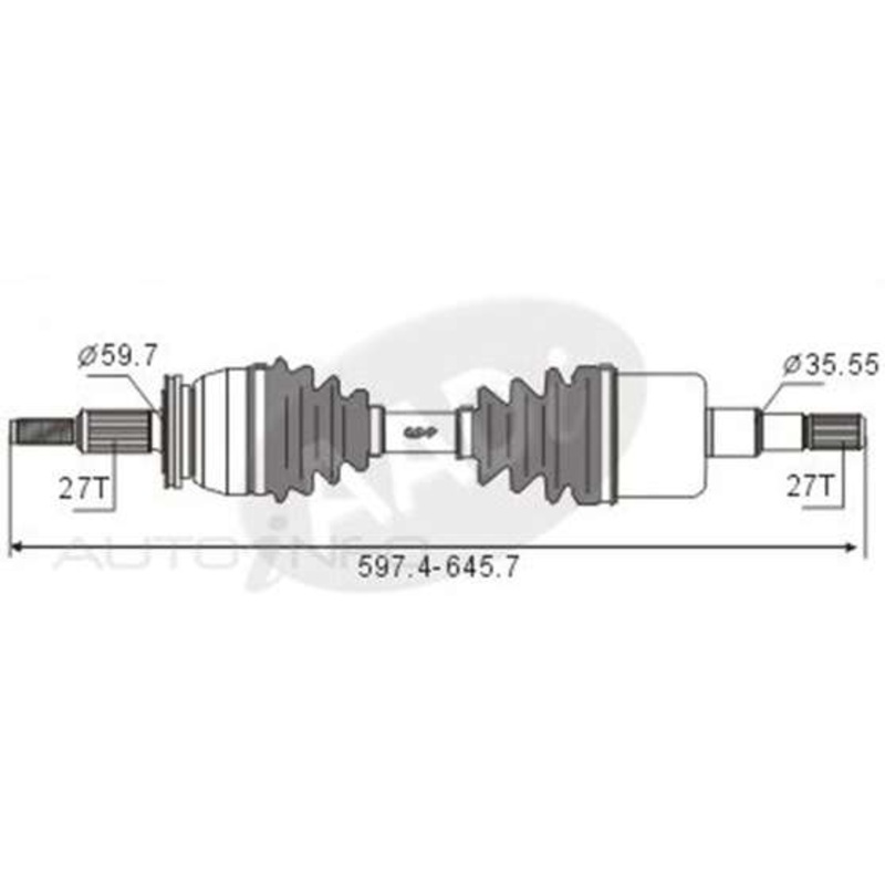 GSP CV Shaft – CVS.FD81