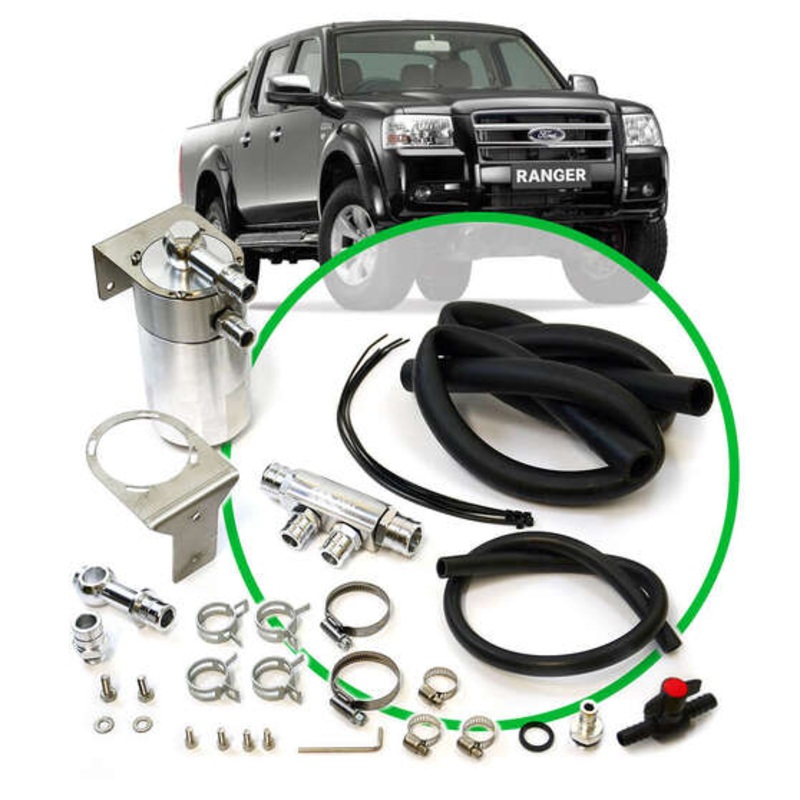 SAAS Oil Catch Can Kit – Suits Ranger PJ/PK 3.0L 2006 – 2011, ST2101-1015