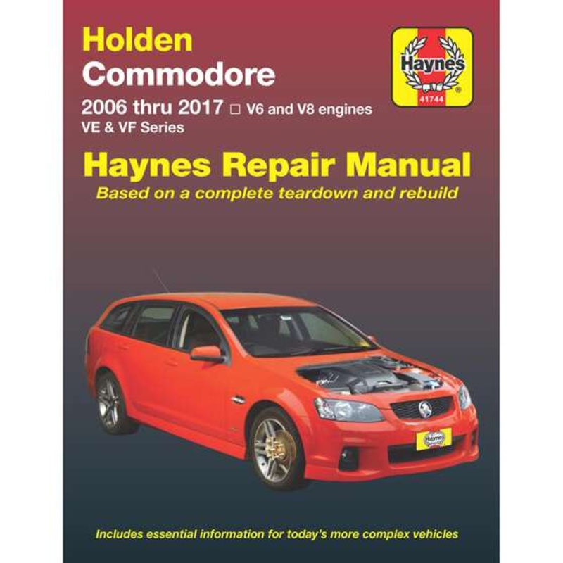 Haynes Car Manual For Holden Commodore VE-VF 2006-2017 – 41744