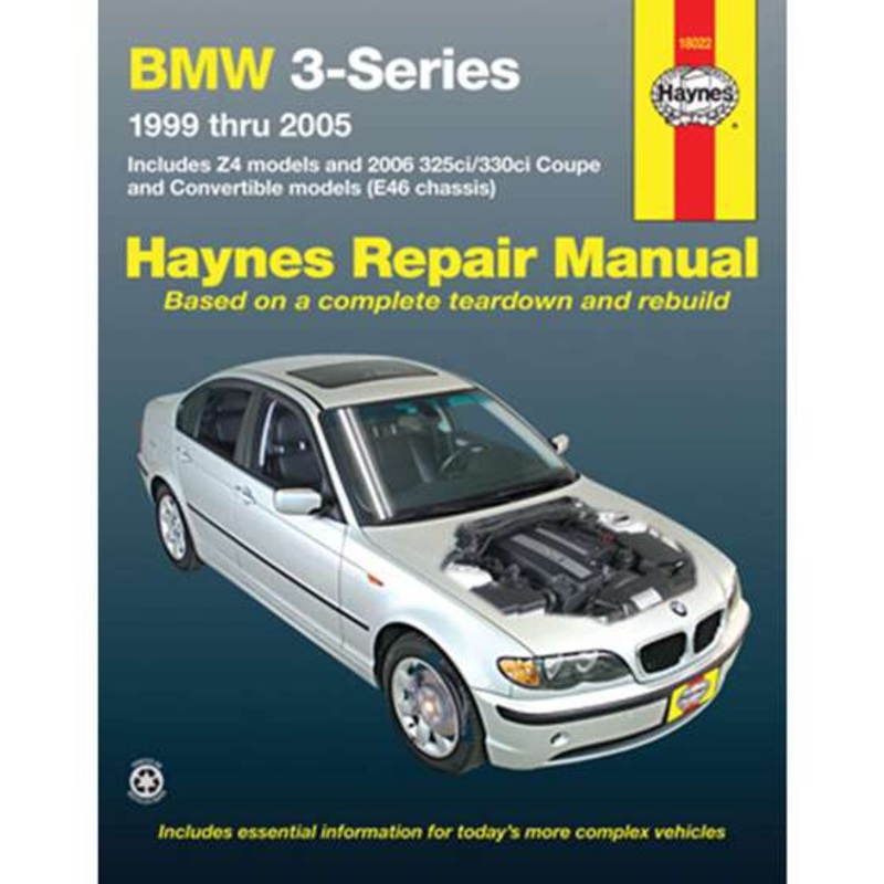 Haynes Repair Manual – BMW 3 Series & Z4 E46 1999-2005, 18022
