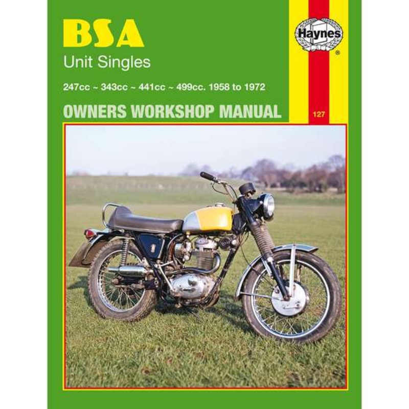 Haynes Repair Manual – BSA Unit Singles 1958 – 1972 – M127