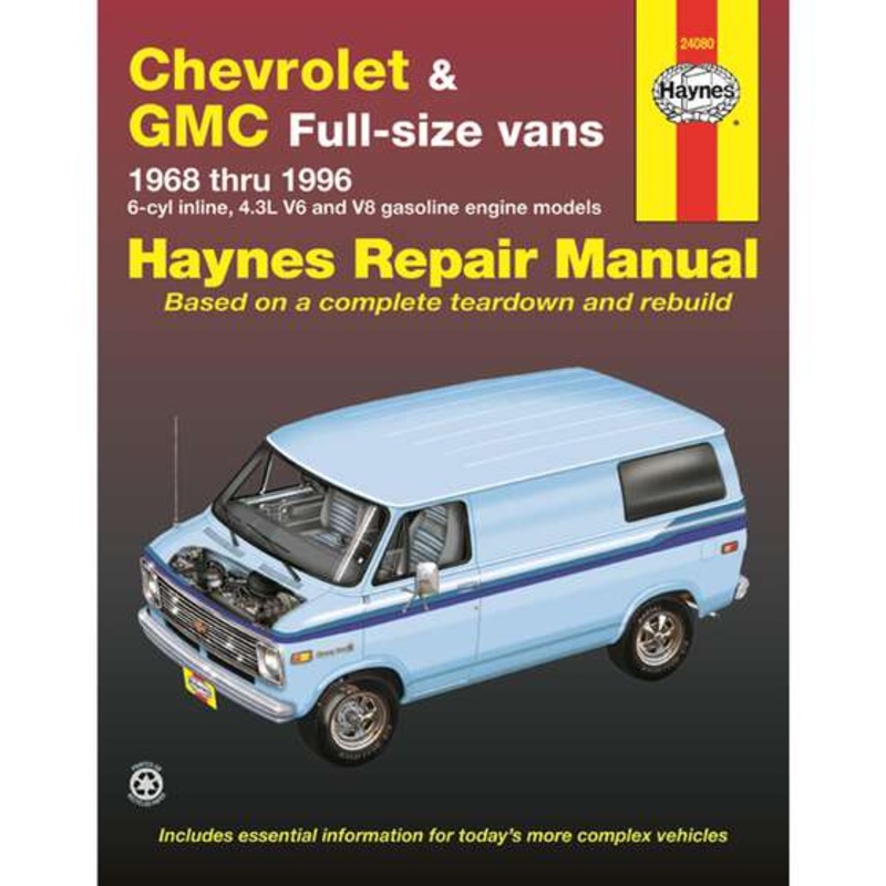 Haynes Repair Manual – Chevrolet & GMC Vans Petrol 1968-1996, 24080