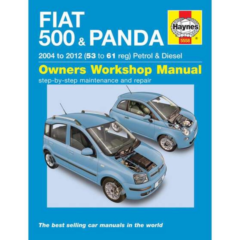 Haynes Repair Manual – Fiat 500 & Panda 2004-2012, 5558