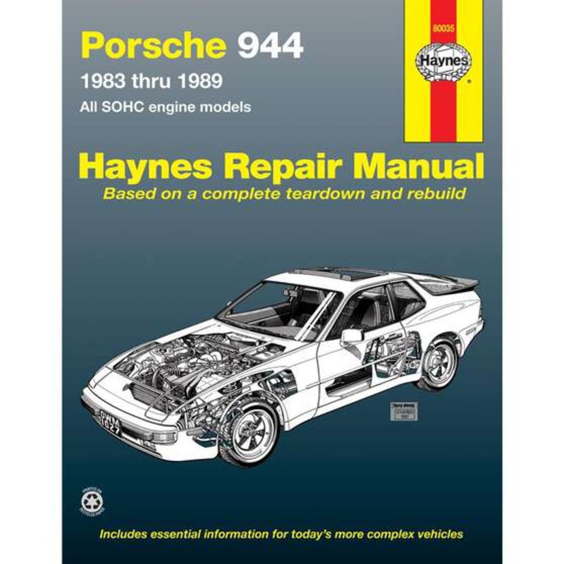 Haynes Repair Manual – Porsche 944 4-Cyl 1983-1989, 80035