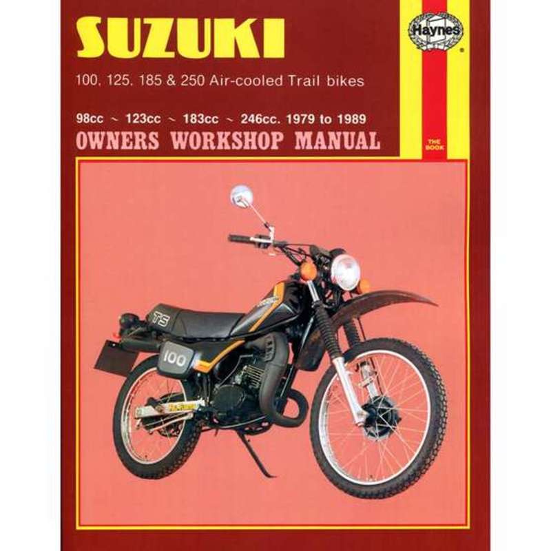 Haynes Repair Manual – Suzuki 100, 125, 185 & 250 Air-cooled Trail bikes 1979 – 1989 – M797