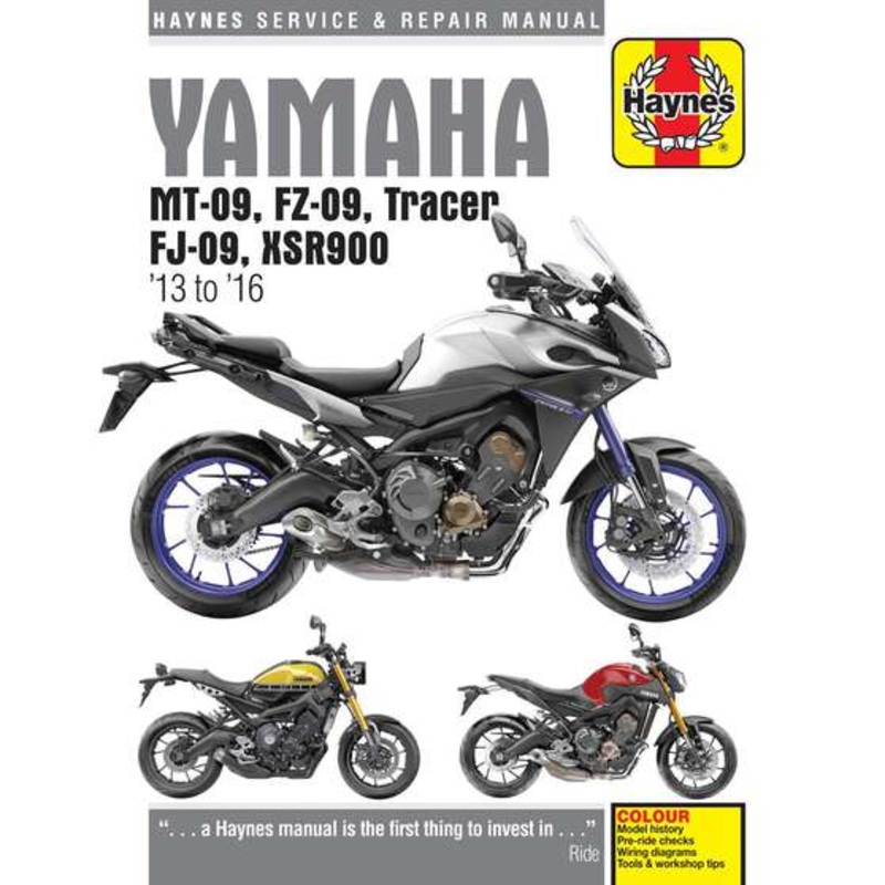 Haynes Repair Manual – Yamaha MT-09/Tracer/XSR900 201 – M6333