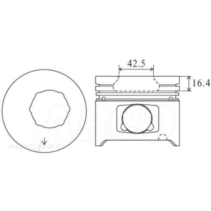 Austral Piston Set – PO1008 020
