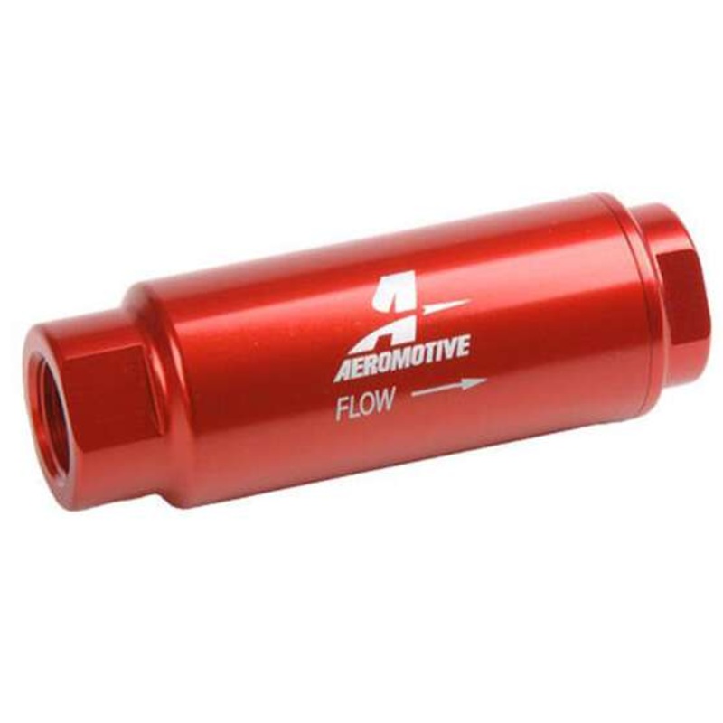 Aeromotive Ss Series Inline Fuel Filter 3/8″ Npt 40 Mic. 3.5″ X 1.25″ – ARO12303