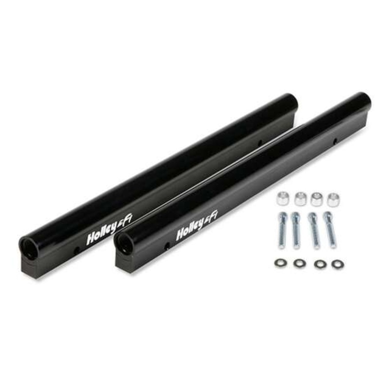 Holley Hi Ram Fuel Rail Kit LS3 EFI – Black, LS3, L92 And LS7, HO534-203