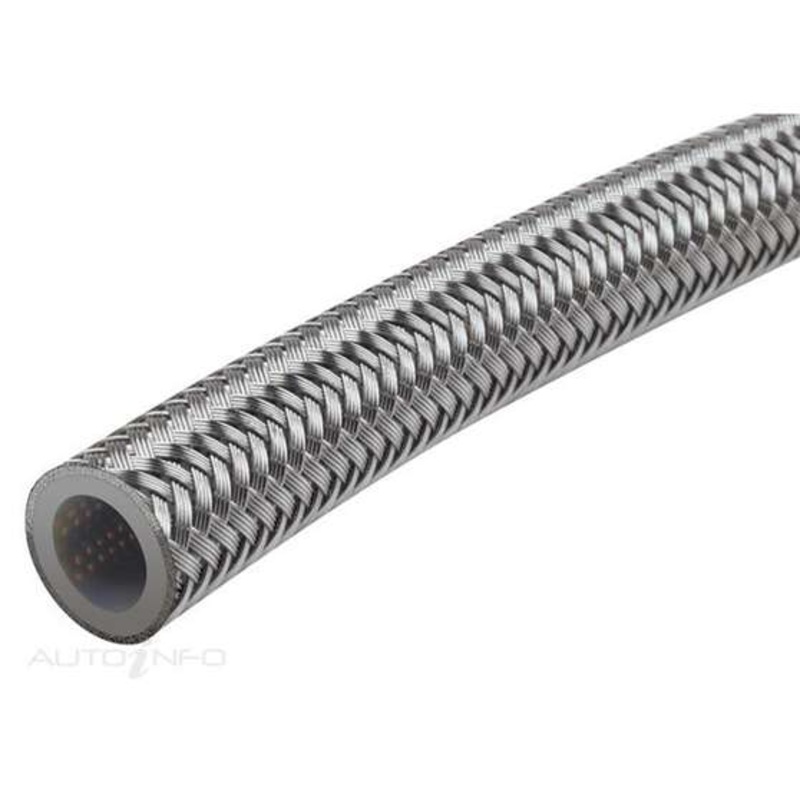 PAT E85 Stainless Braided Teflon Hose – 1m, AN-12, RWH-200-12-1M
