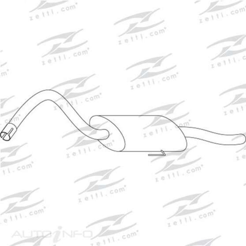 Redback Mufflers Bolt-On to suit 100 Cd 84> RM  – M9299