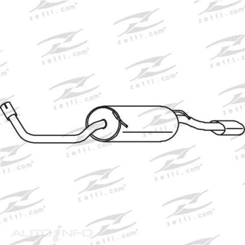 Redback Mufflers Bolt-On to suit A4 1.8L 95> RM  – M1678