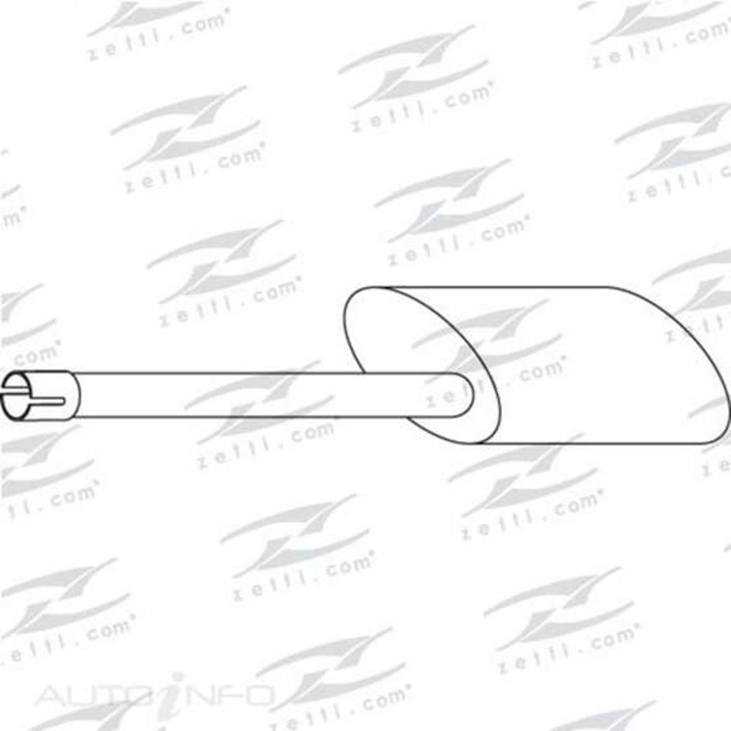 Redback Mufflers Bolt-On to suit Eb Xr6 RHS FM – M4606