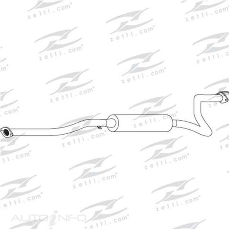 Redback Mufflers Bolt-On to suit Honda Civic 1.6L Efi Coupe EJ CM – M4531
