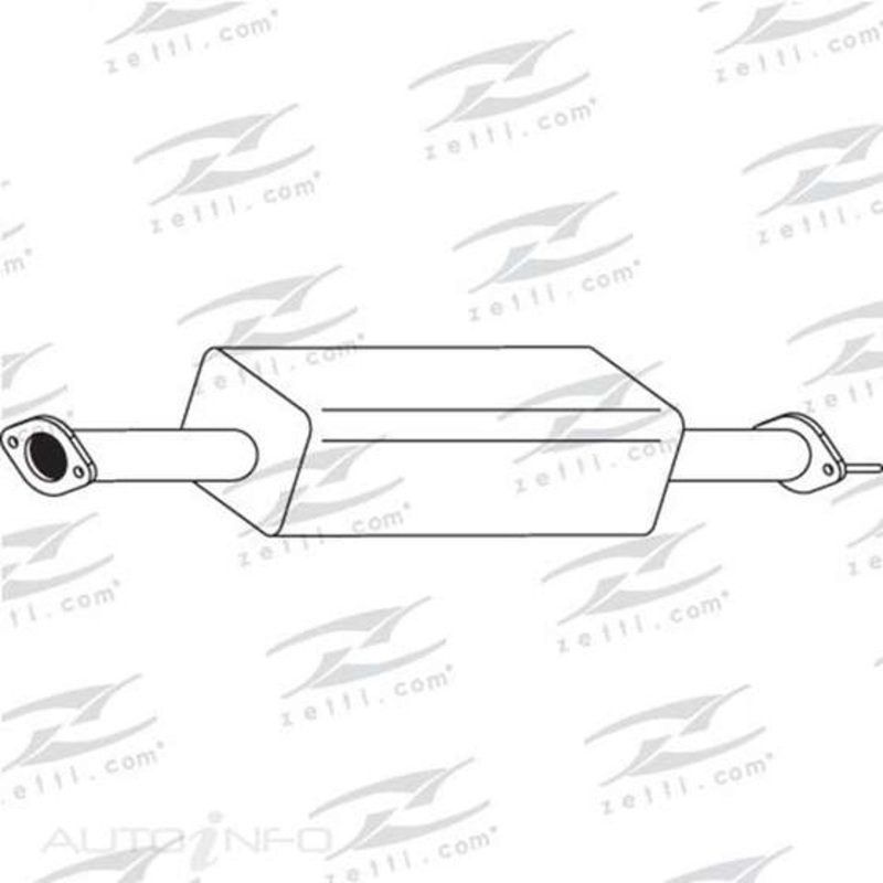 Redback Mufflers Bolt-On to suit KIA OptiMazda Gd 2.5L FM – M0995