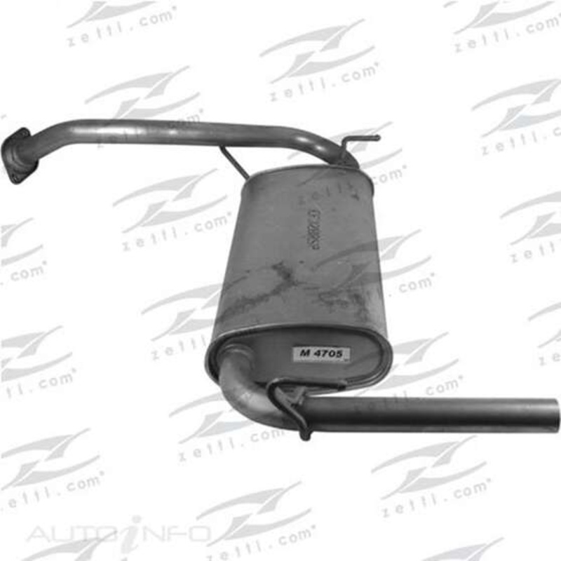 Redback Mufflers Bolt-On to suit Laser KJ 1.6/1.8 3/5Dr East West RM – M4705