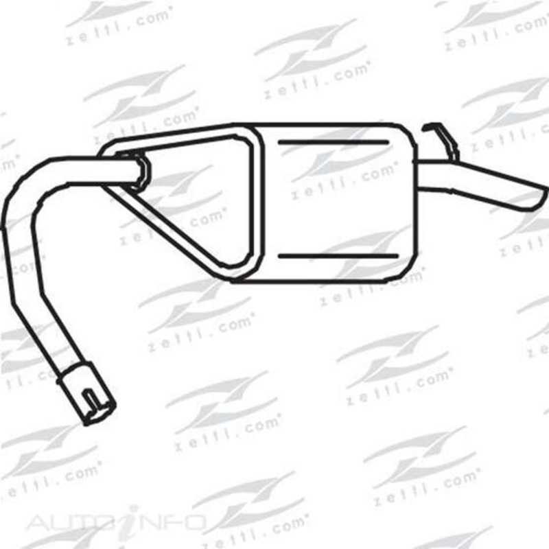 Redback Mufflers Bolt-On to suit Mondeo Wagon RHS RM – M4789