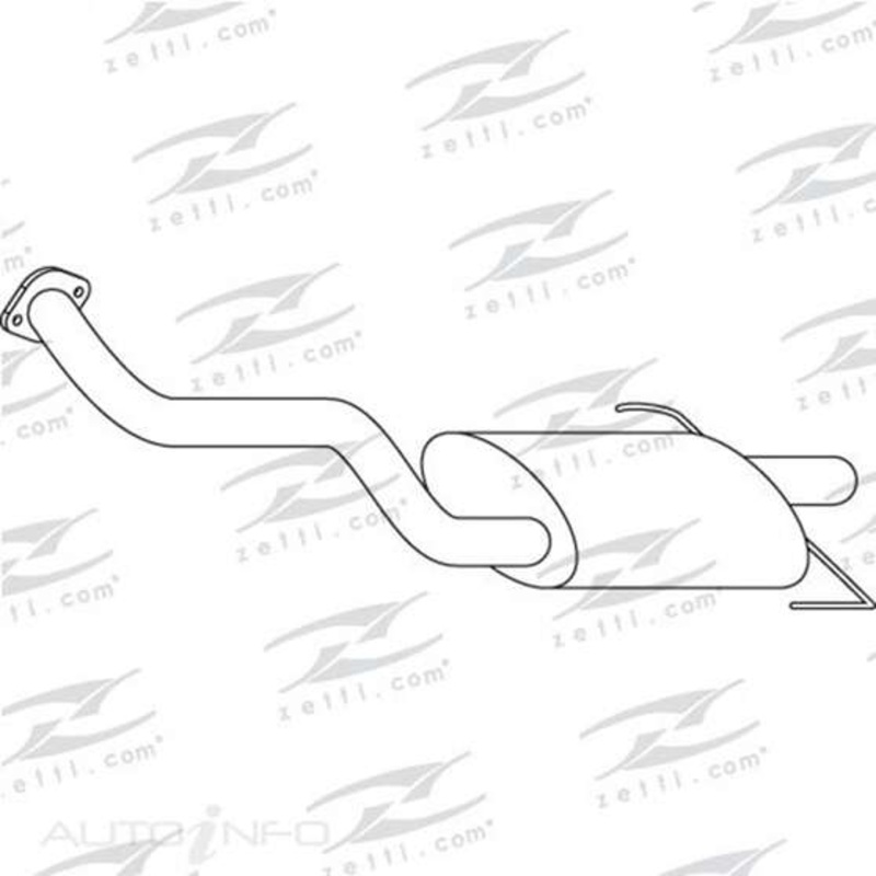 Redback Mufflers Bolt-On to suit Nissan MaxiMazda A33 V6 RM – M5840