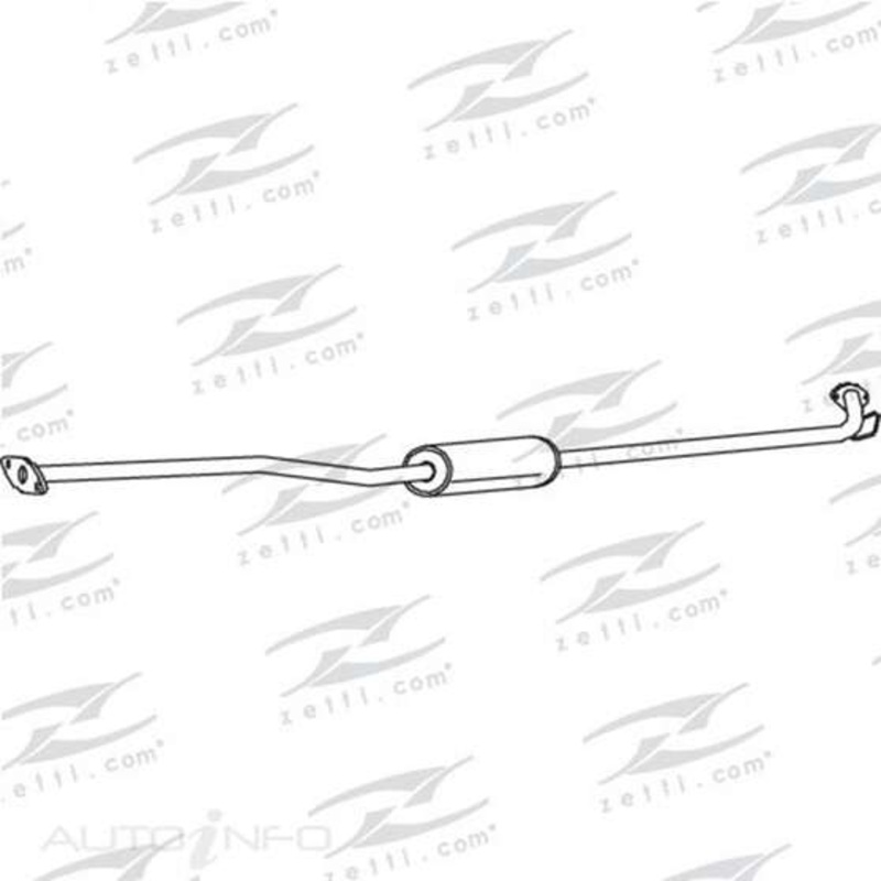 Redback Mufflers Bolt-On to suit Nissan X Trail T30 Wagon 2.5L 2001 CM – M6042