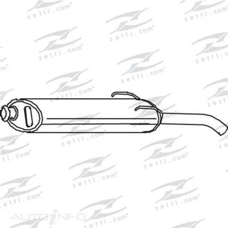 Redback Mufflers Bolt-On to suit Peugeot 205 86-87 – M5901