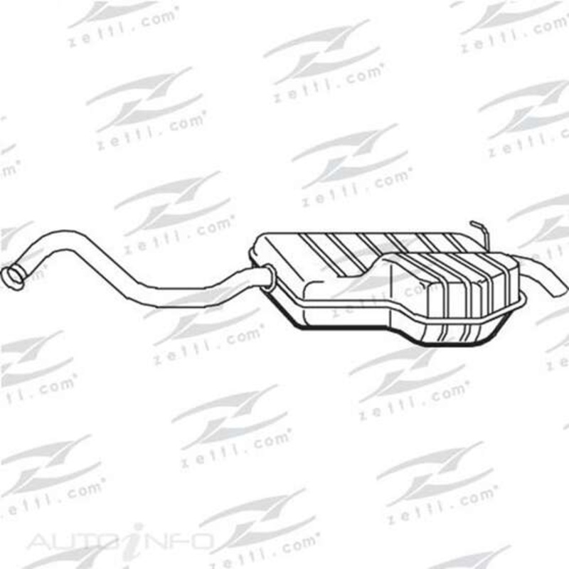 Redback Mufflers Bolt-On to suit Renault Laguna 3.0 V6 94> RM – M5955