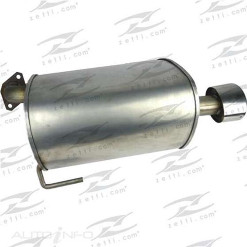 Redback Mufflers Bolt-On to suit Subaru Liberty Outback 04 Gen4 2.5L 3.0L LHS Rear Muffler With Chrome Tip – M0089