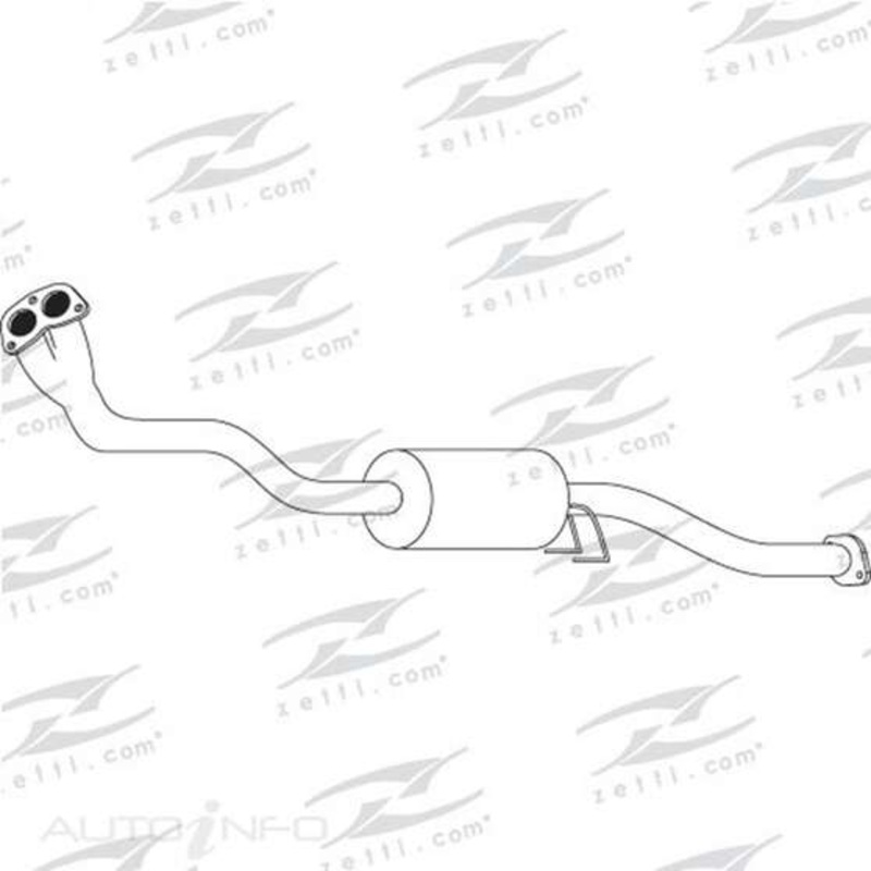 Redback Mufflers Bolt-On to suit Toyota Hilux RZN169 Ep 8/97> – M1443