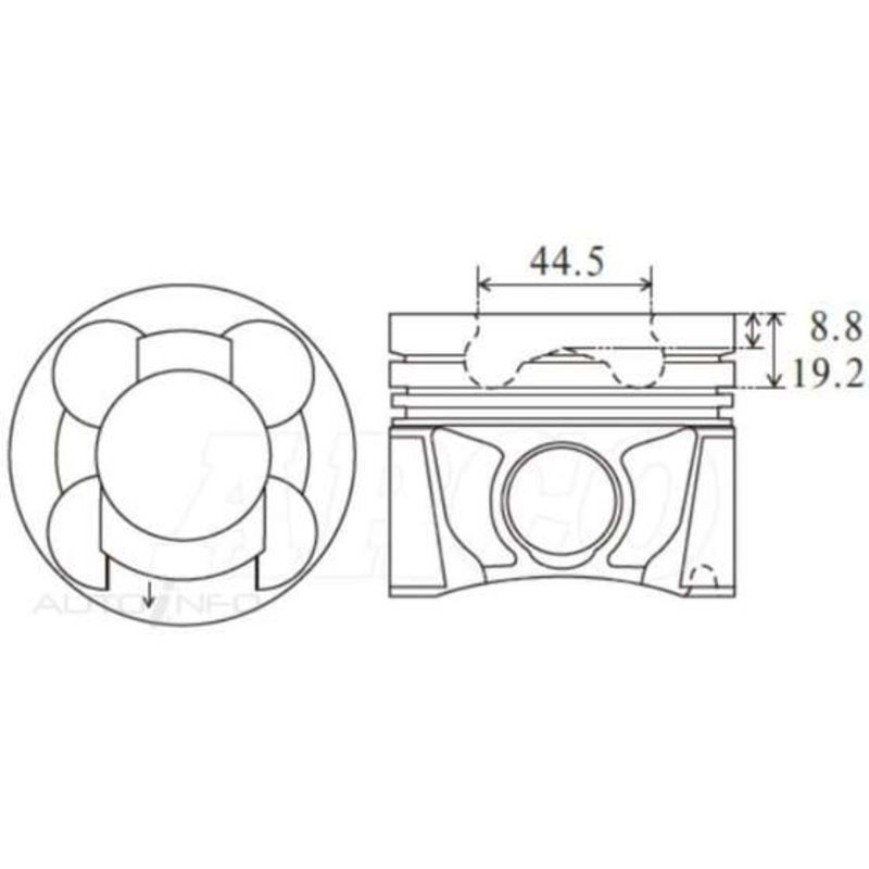 Austral Piston Set – P1186 020
