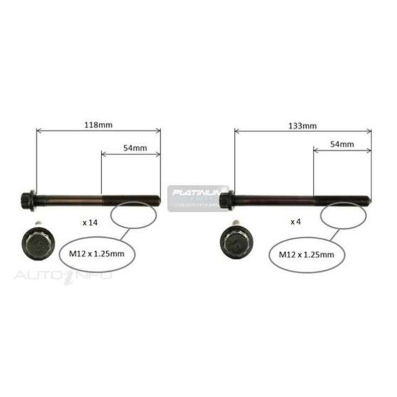 Platinum Cylinder Head Bolt Set – HBS0608